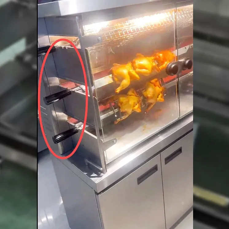 Профессиональная газовая печь для жарки курицы 4