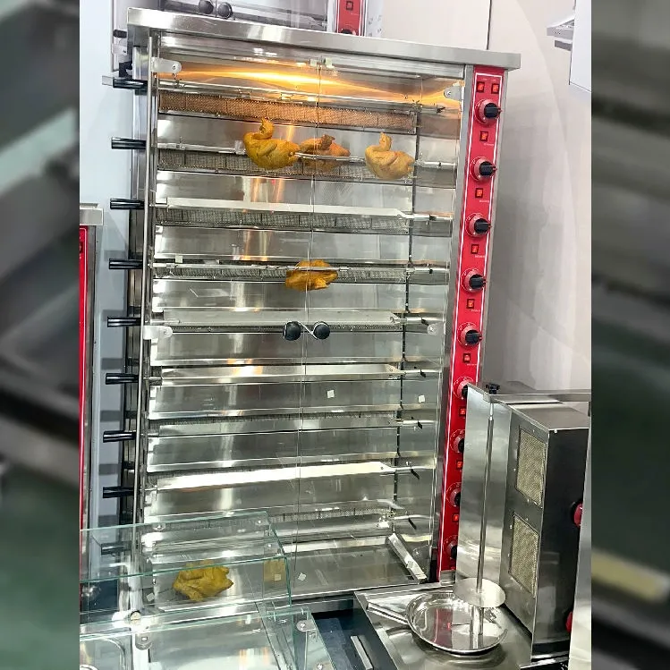 Профессиональная газовая печь для жарки курицы 2