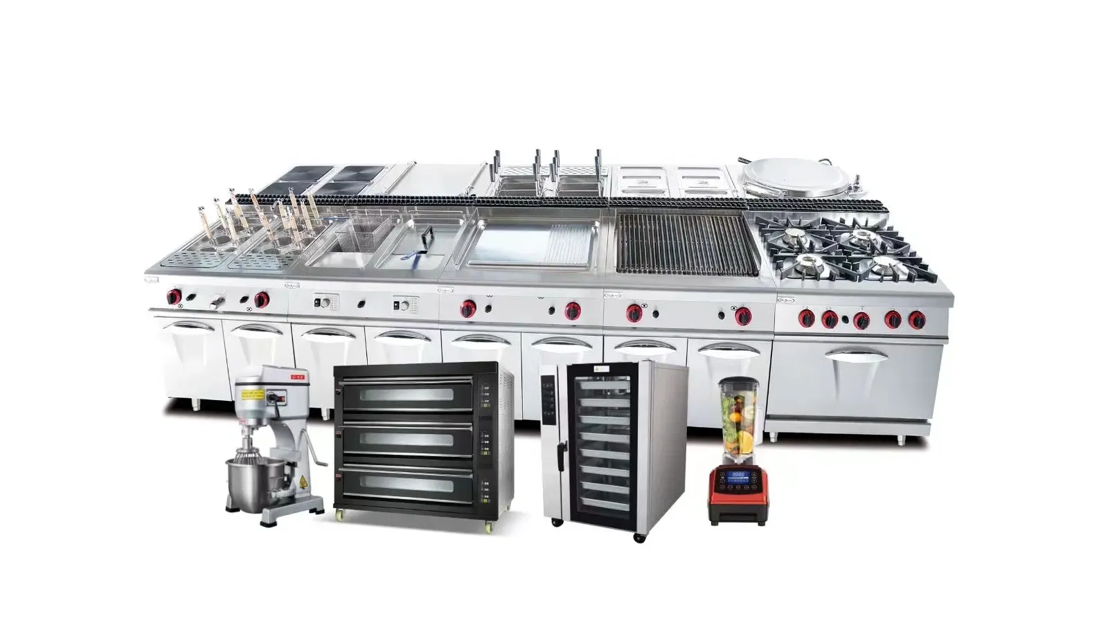 Промышленный тестомесительный комплекс планетарного типа 200L 3