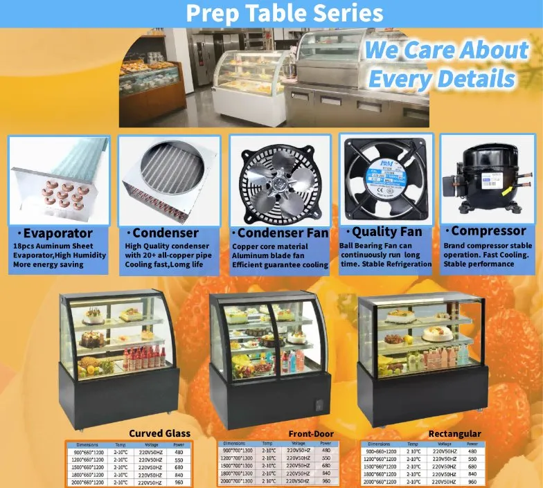 Профессиональная витрина для выпечки и кондитерских изделий 6