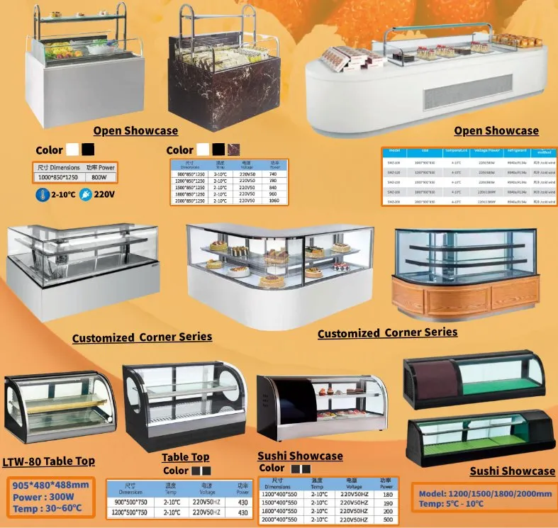 Профессиональная витрина для выпечки и кондитерских изделий 4