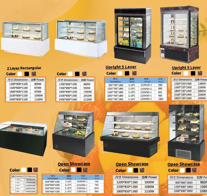 Профессиональная витрина для выпечки и кондитерских изделий 5