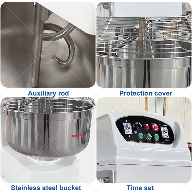 Промышленный спиральный тестомес для коммерческого использования 4