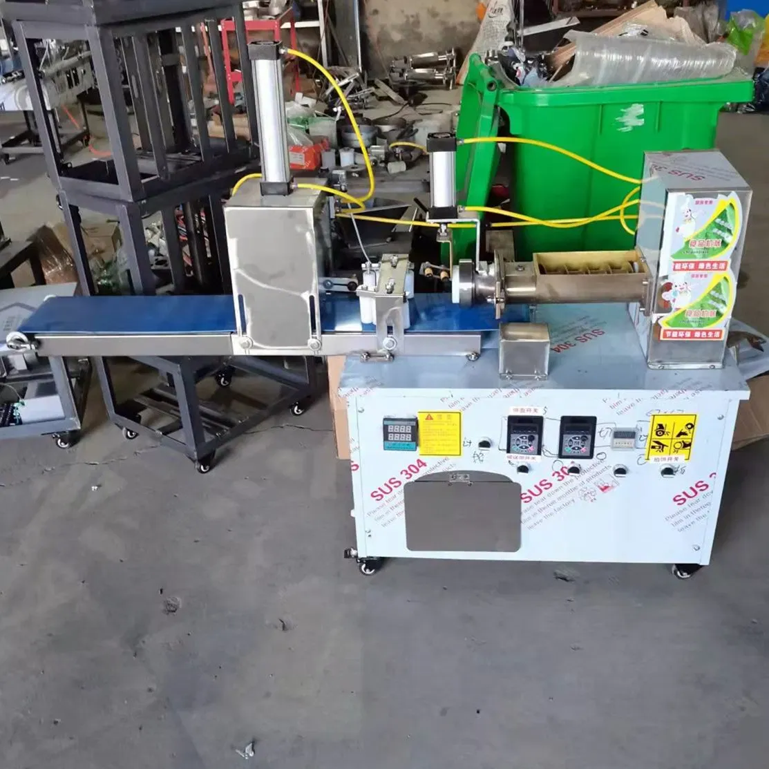 Профессиональная пневматическая машина для приготовления пиццы, пирогов и лепешек 2