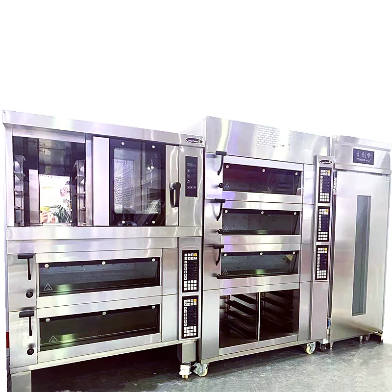 Профессиональная коммерческая газовая и электрическая печь для выпечки хлеба 3