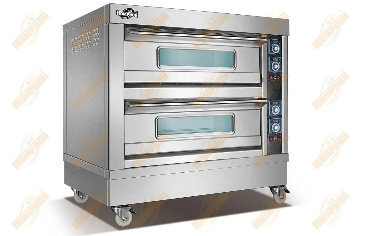 Профессиональная электрическая сушильная печь из нержавеющей стали (2 слоя, 4 лотка)