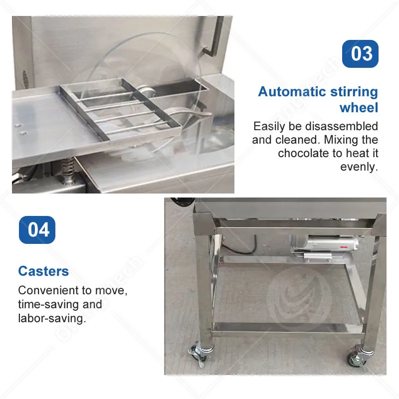 Профессиональная электрическая печь для растопки шоколада и сыра 5