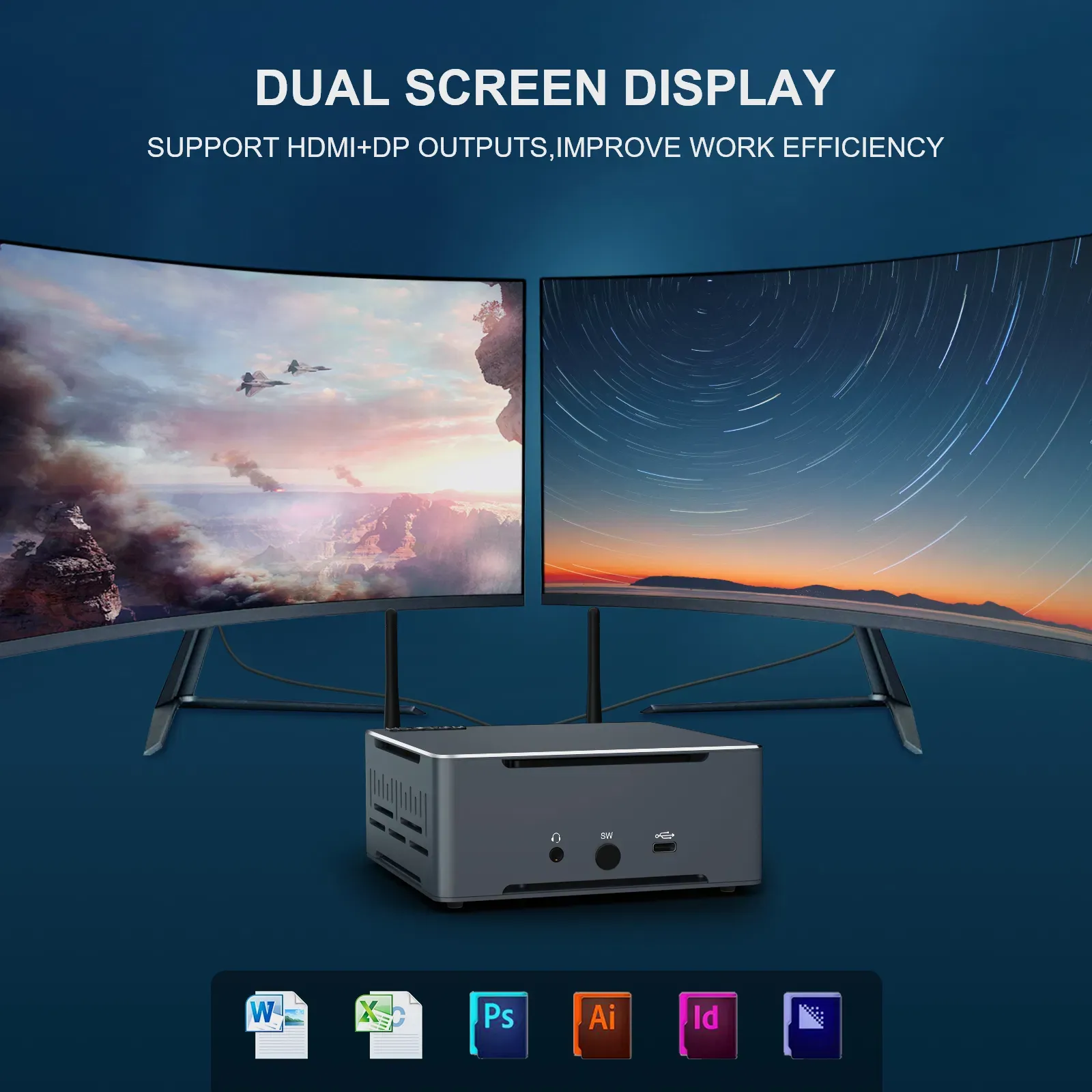 Компактный игровой мини-ПК HYSTOU M6 с AMD Ryzen 5 6