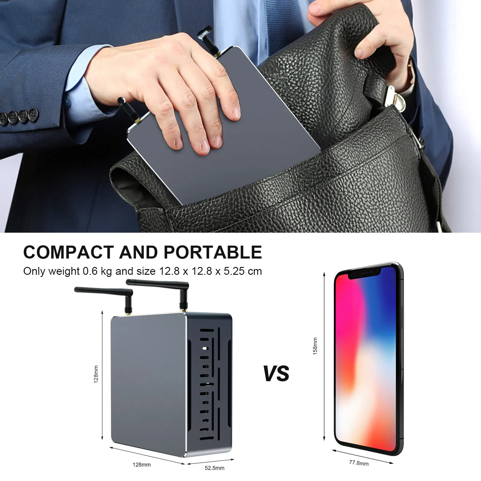 Компактный игровой мини-ПК HYSTOU M6 с AMD Ryzen 5 3