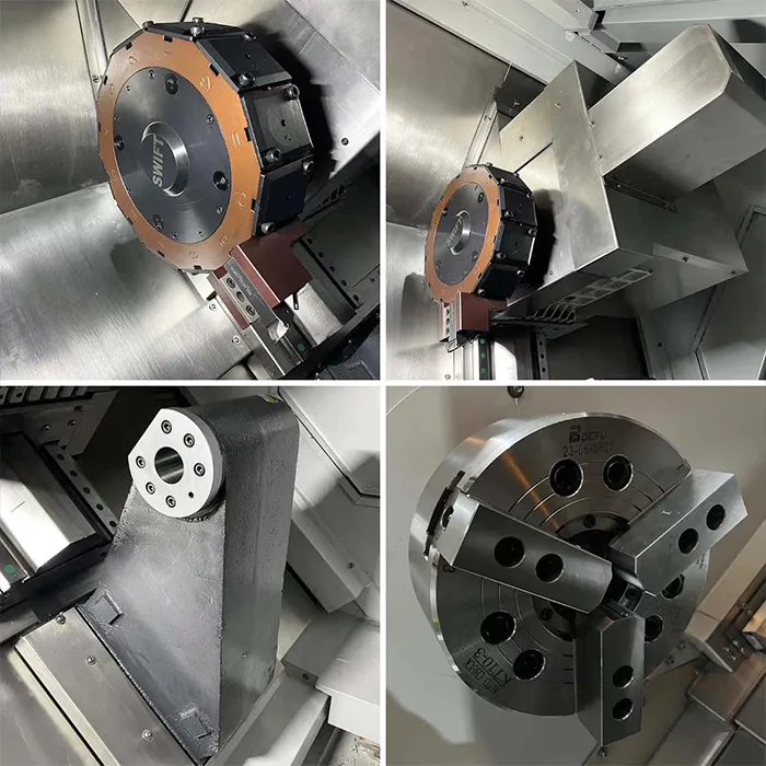 Компактный токарный станок с наклонной станиной для прецизионной обработки 5