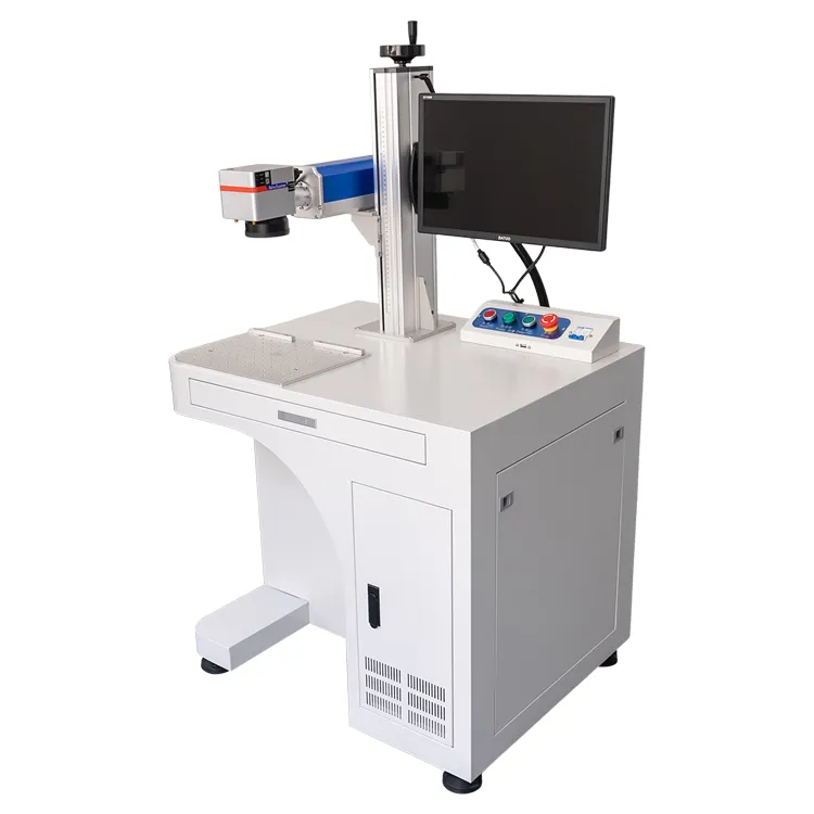 Профессиональный лазерный маркер XH-C-50W для гравировки по металлу, пластику и волокну