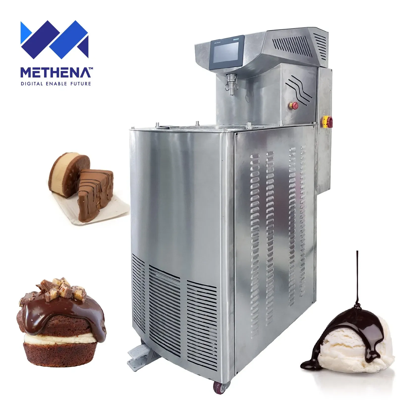 Автоматическая машина для плавления шоколада 60L 4