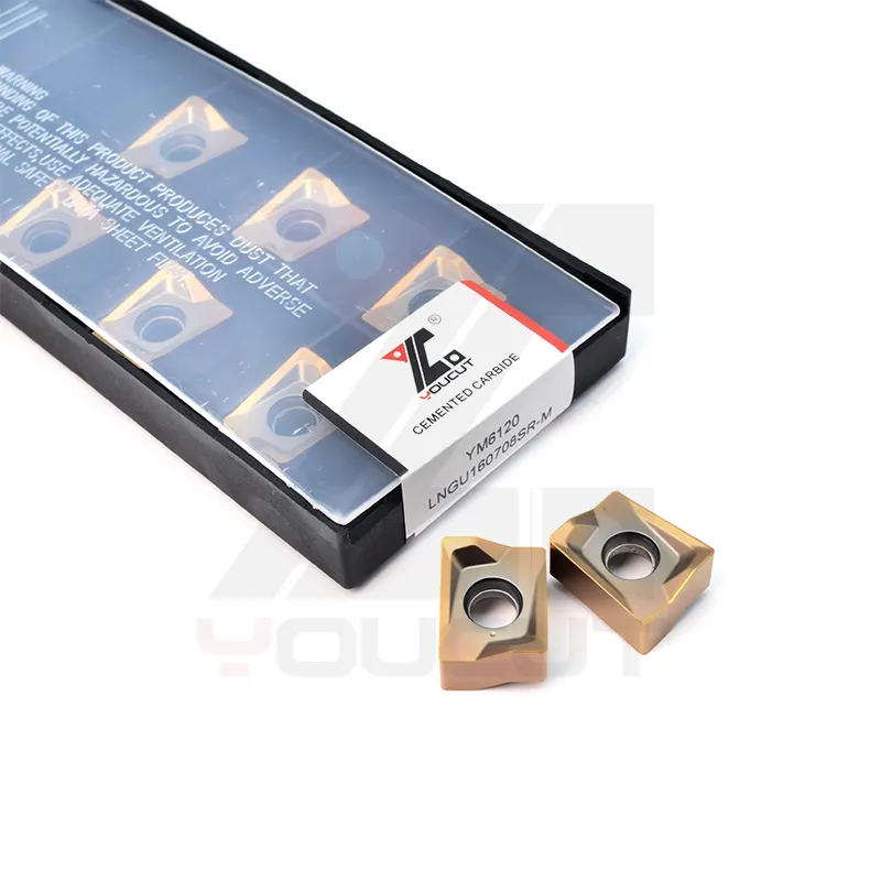 Резец для токарного станка с ЧПУ из меди, вставка из карбида вольфрама для фрезерного инструмента LNGU160708SR 2