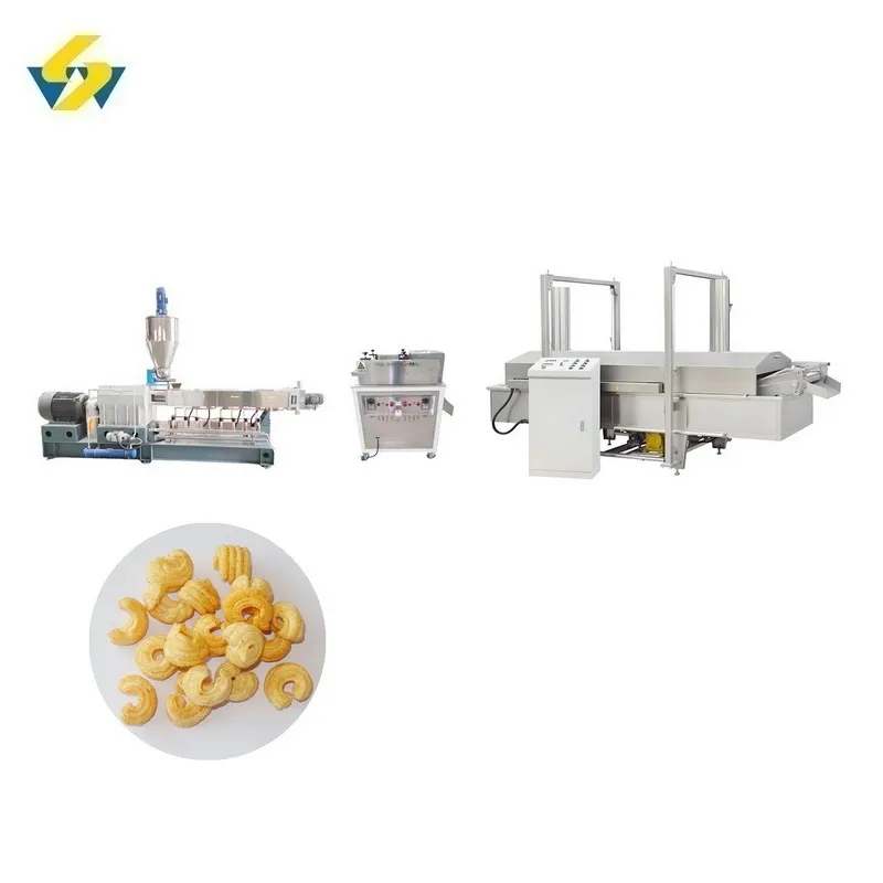 Автоматическая линия по производству хрустящих ароматизированных закусок