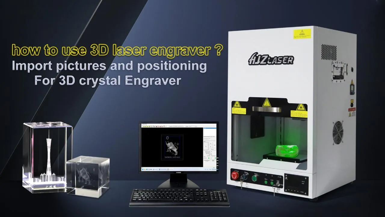 Профессиональная лазерная машина для внутренней гравировки стекла и кристалла