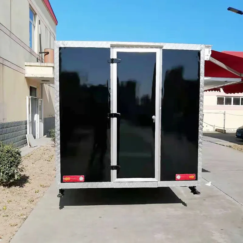 Кастомизированный прочный квадратный мобильный грузовик коммерческой кухни фуд-трейлер 5