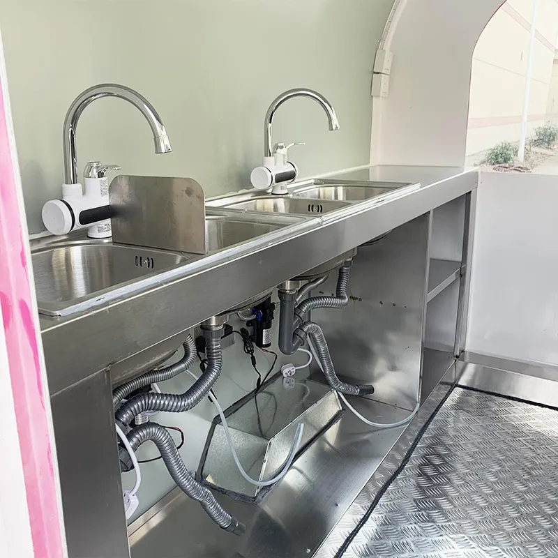 Мобильная кухня на заказ, коммерческий бар, передвижной фургон для еды 6