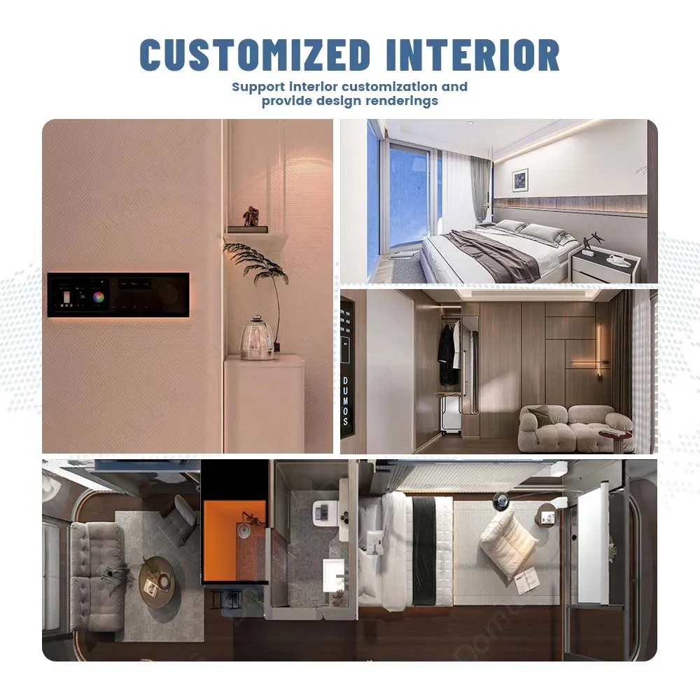 Префабрикованный современный мобильный дом-кабинка на продажу 3