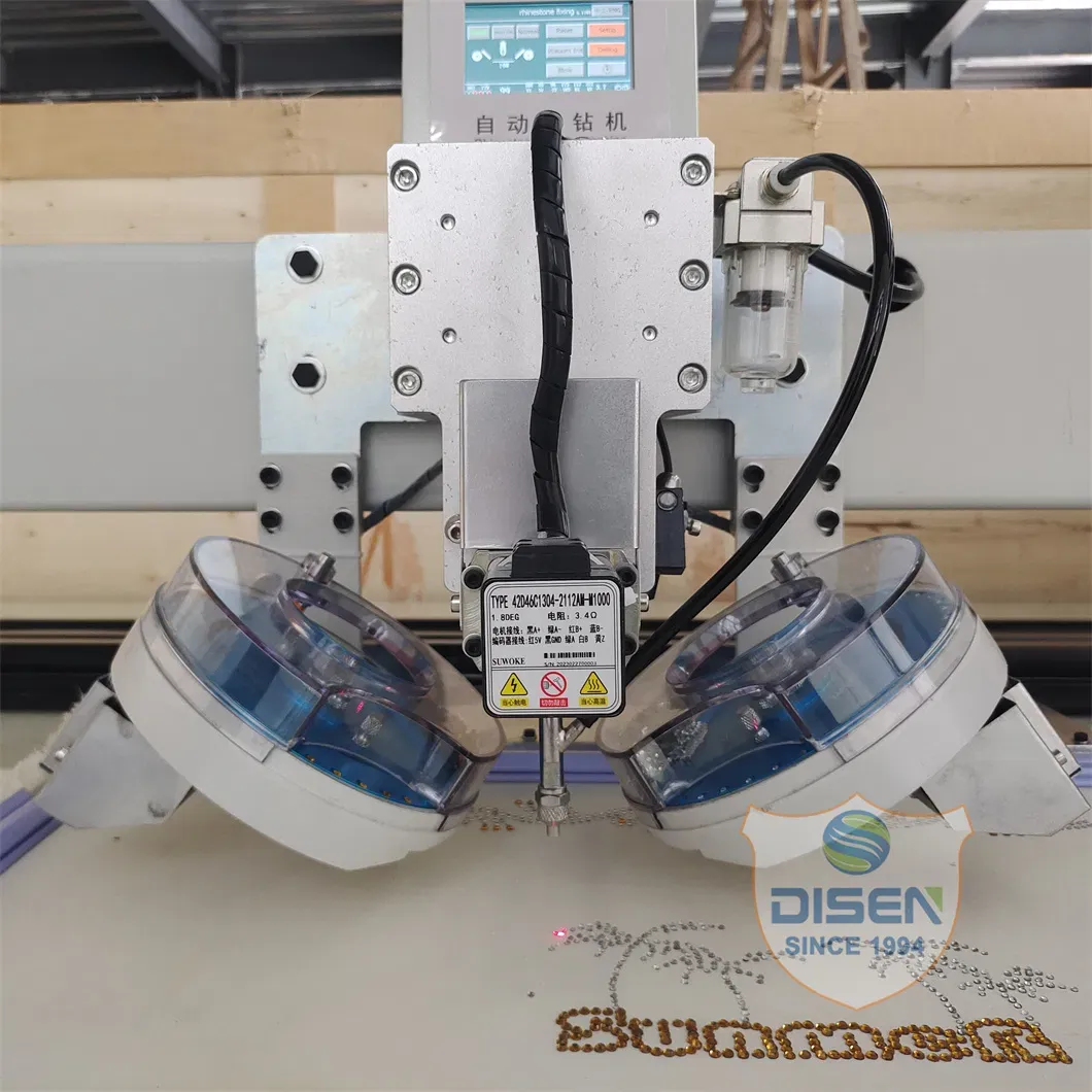 Автоматическая машина для горячей фиксации страз с ультразвуковым компьютером 5