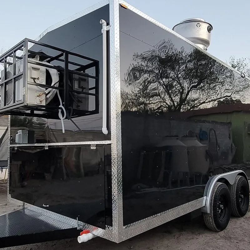 Настраиваемый фуд-трейлер для продажи пиццы, такос и бургеров
