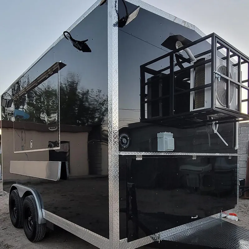 Настраиваемый фуд-трейлер для продажи пиццы, такос и бургеров 4