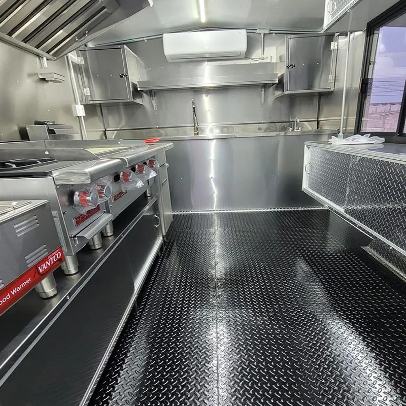 Настраиваемый фуд-трейлер для продажи пиццы, такос и бургеров 2