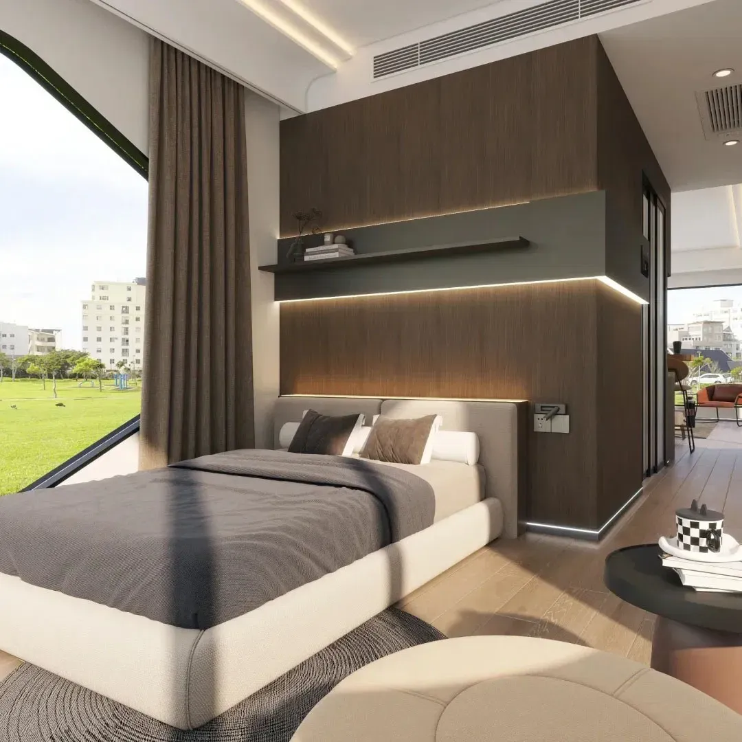 Кастомизированный Капсульный Контейнер с Туалетом и Балконом 4