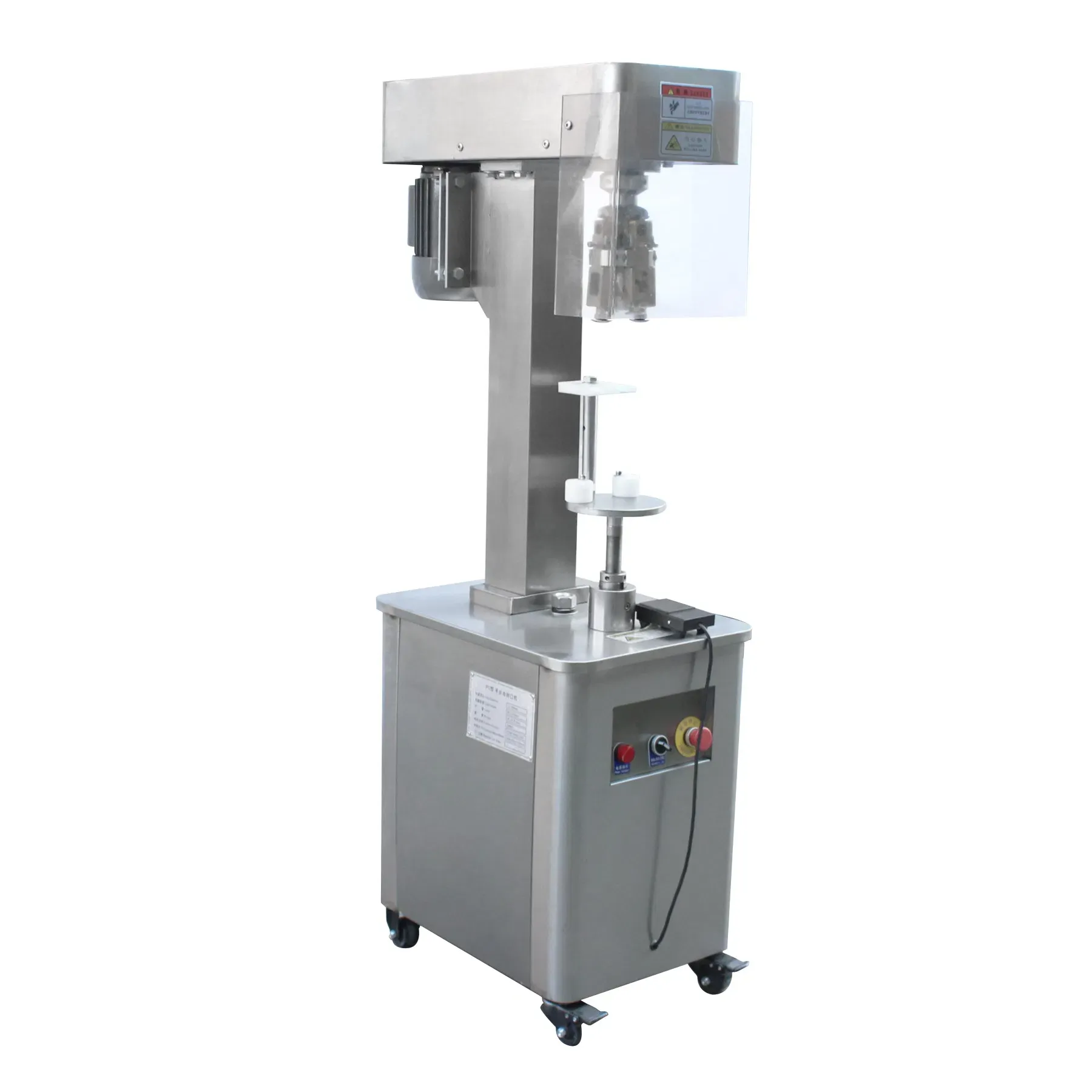 Полупрофессиональная машина для закручивания крышек пластиковых бутылок