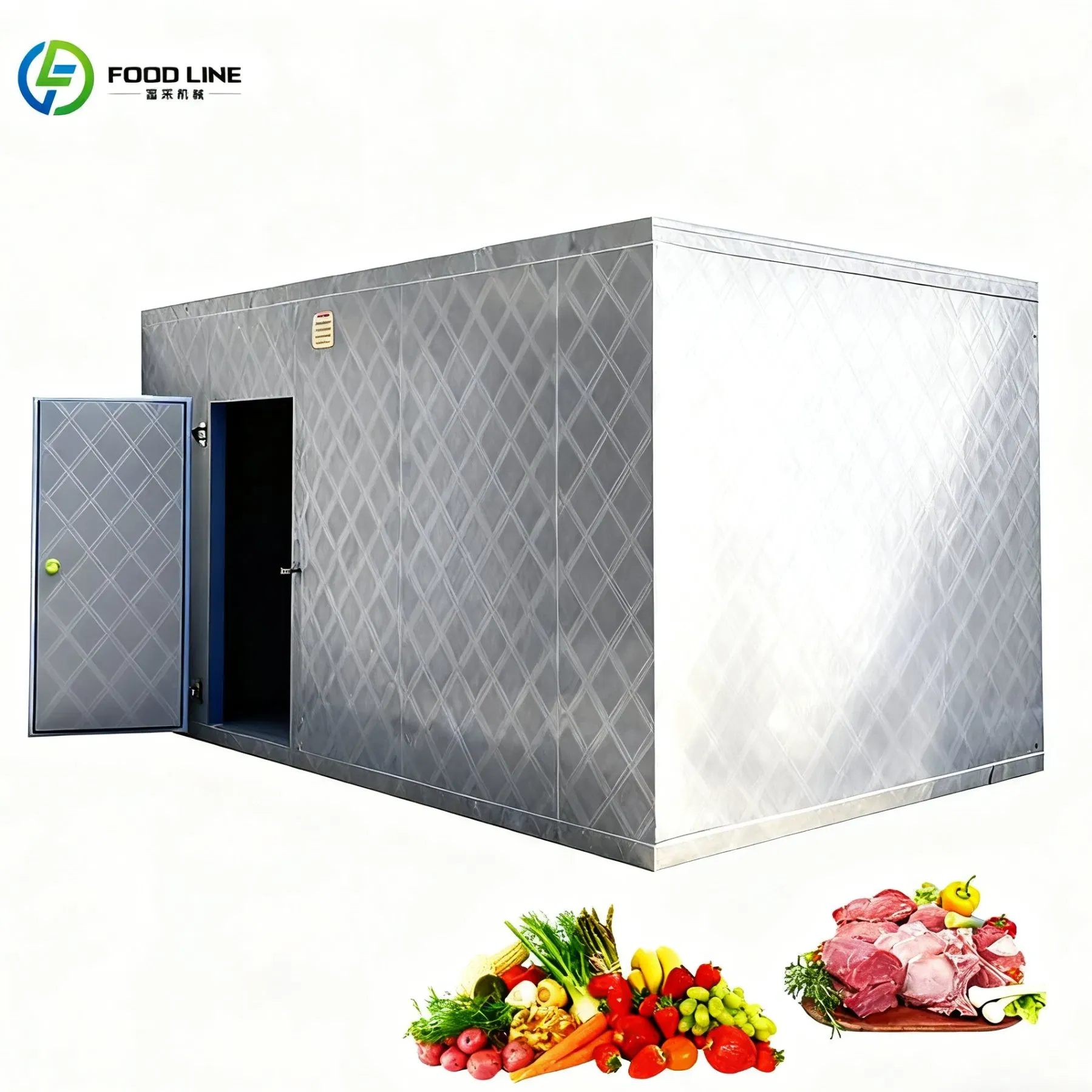 Промышленная система заморозки мобильного контейнера морозильной камеры