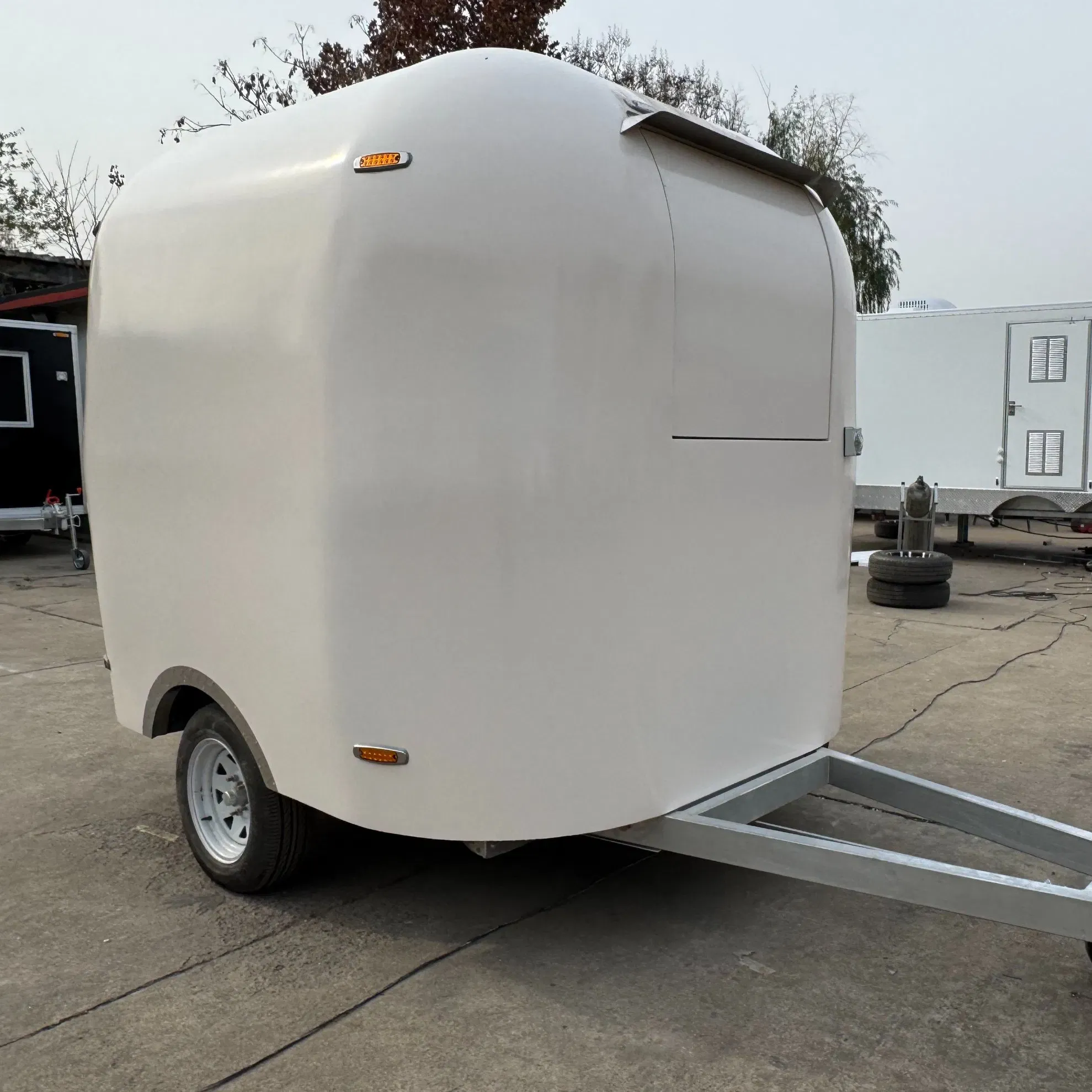 Кастомизированная пицца мороженое бургер закуска нержавеющая сталь ресторанное кухонное оборудование мобильный фуд-трейлер 6