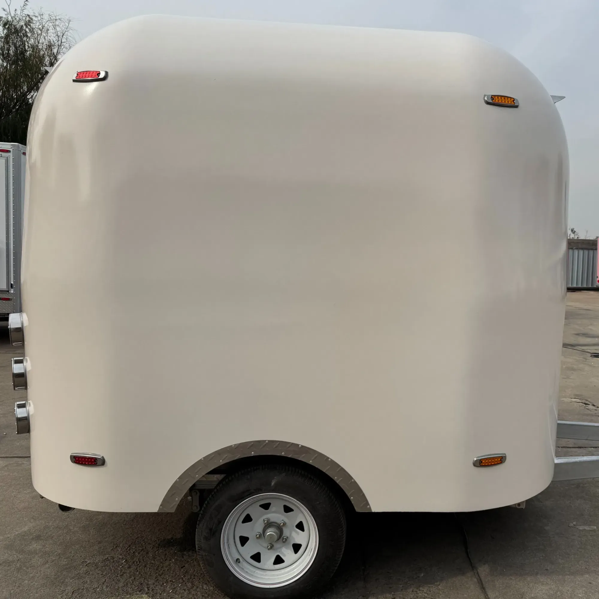 Кастомизированная пицца мороженое бургер закуска нержавеющая сталь ресторанное кухонное оборудование мобильный фуд-трейлер 5