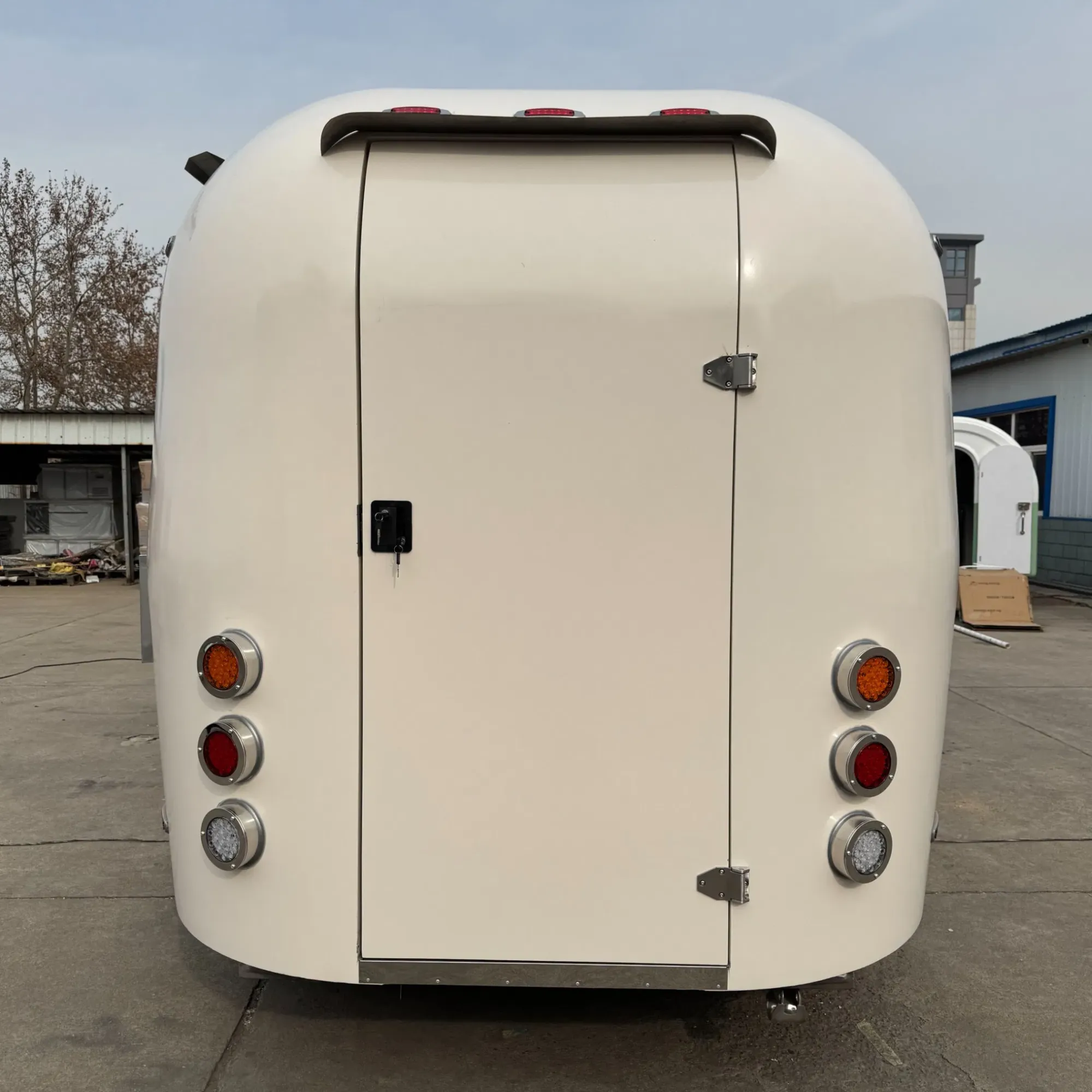 Кастомизированная пицца мороженое бургер закуска нержавеющая сталь ресторанное кухонное оборудование мобильный фуд-трейлер 3