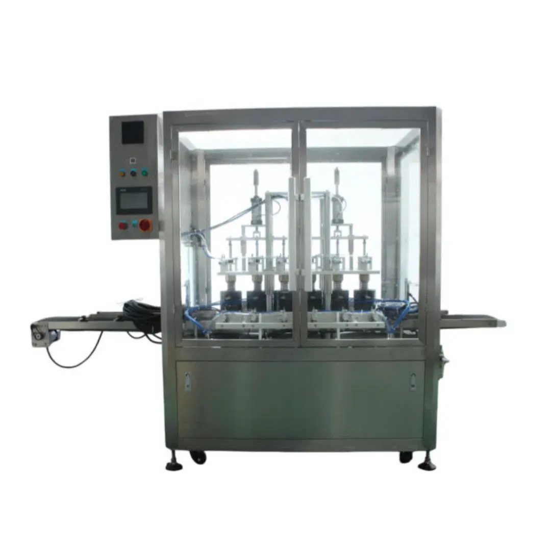 Линейный тип 6 головной вакуумный каппирующий станок