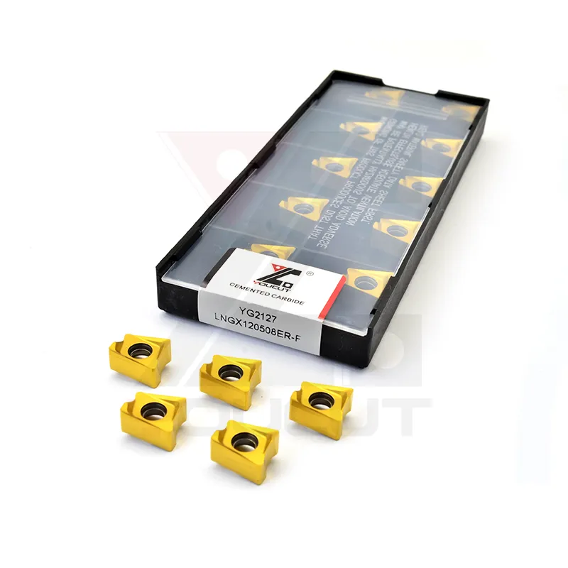 Фрезерная вставка с желтым золотым покрытием LNGX120508ER-F 2