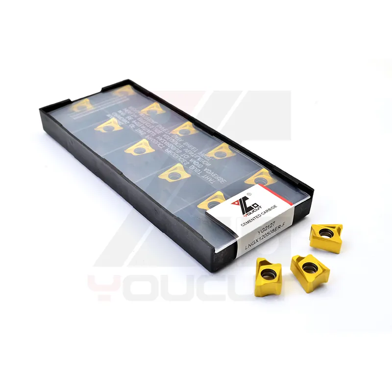 Фрезерная вставка с желтым золотым покрытием LNGX120508ER-F 6