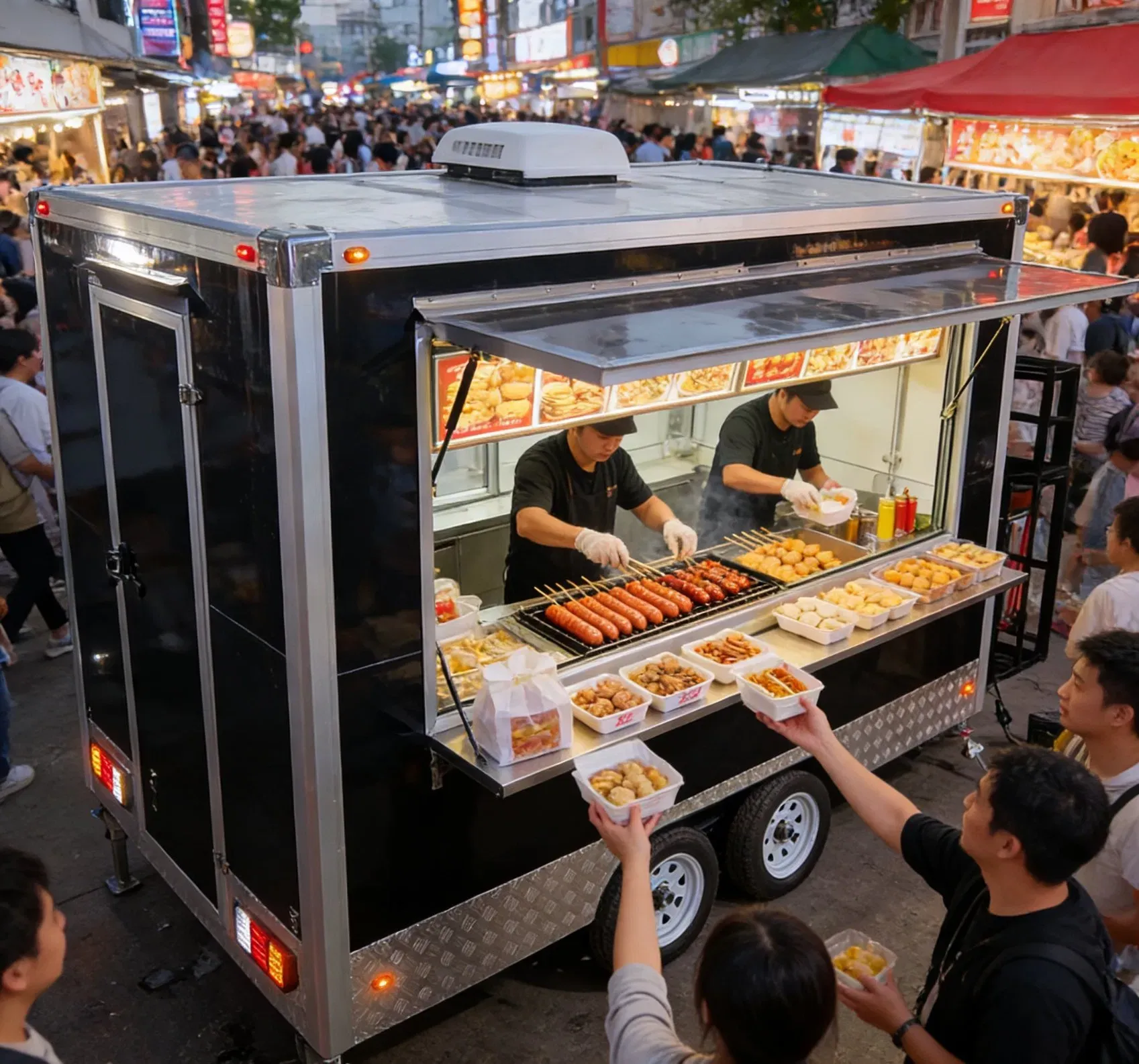 Мобильный прицеп для пищевых продуктов Siristar