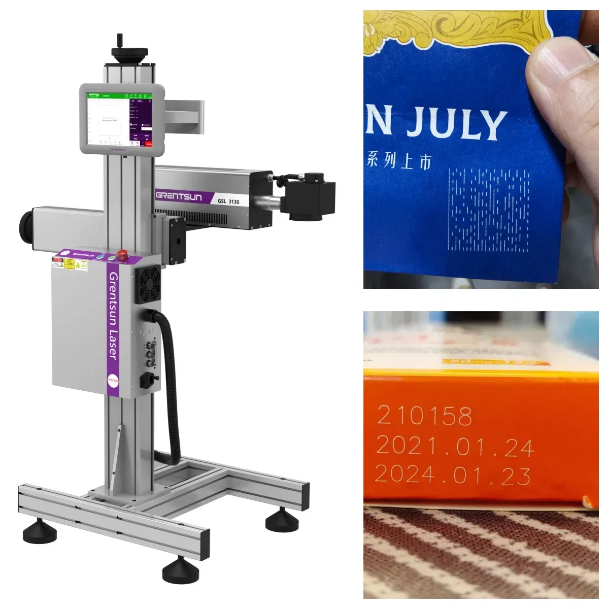 Профессиональная CO2 лазерная маркировка машины GSL3130