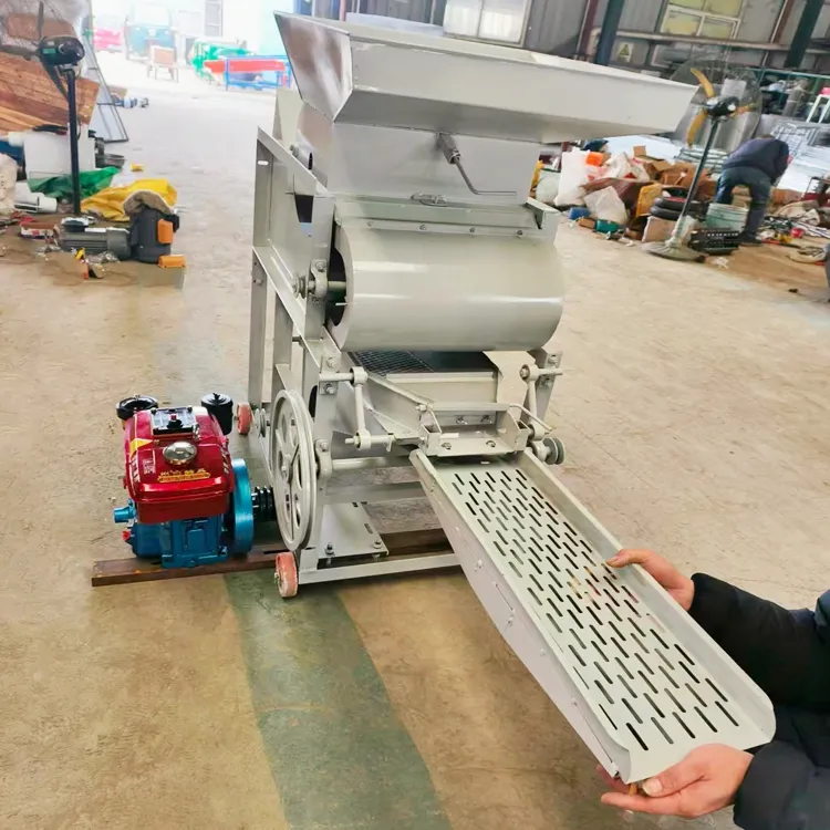 Дизельный электрический орехообдирщик для арахиса 3