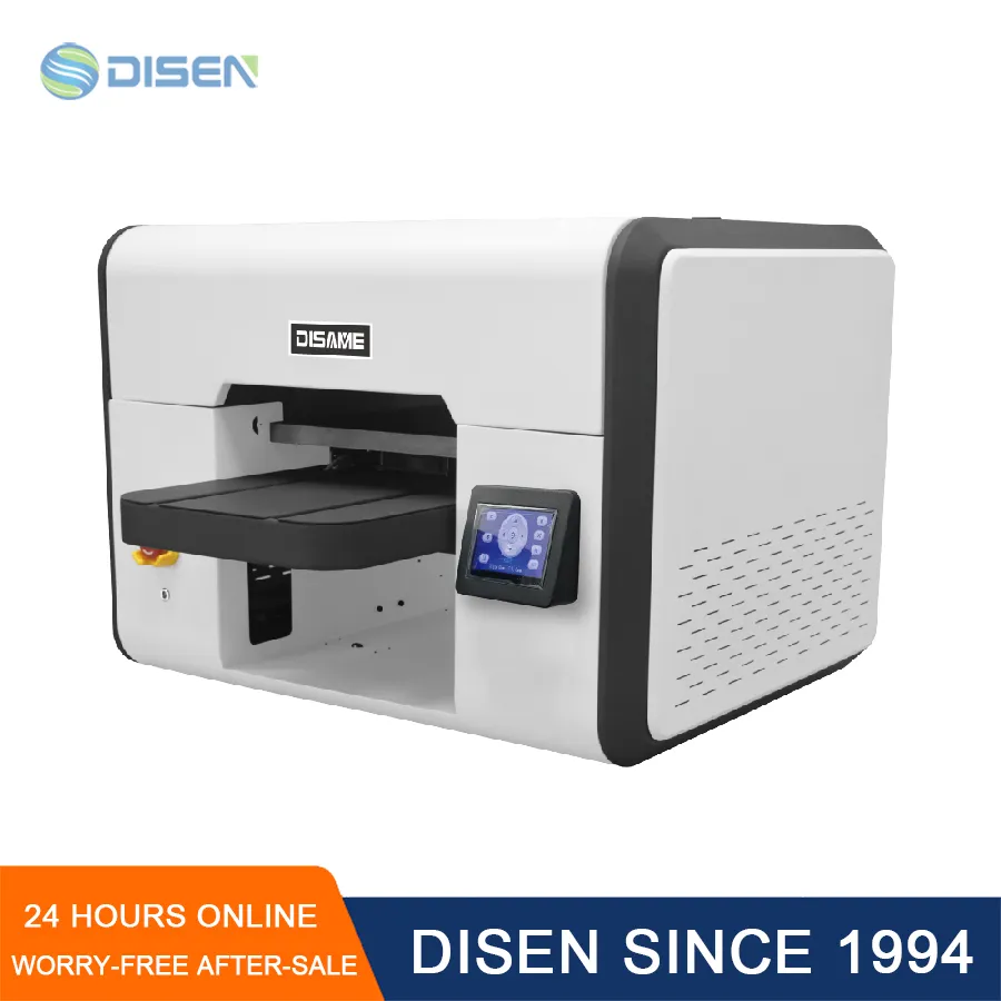 Многофункциональный A3 УФ-принтер с плоской поверхностью для печати на плоских бутылках