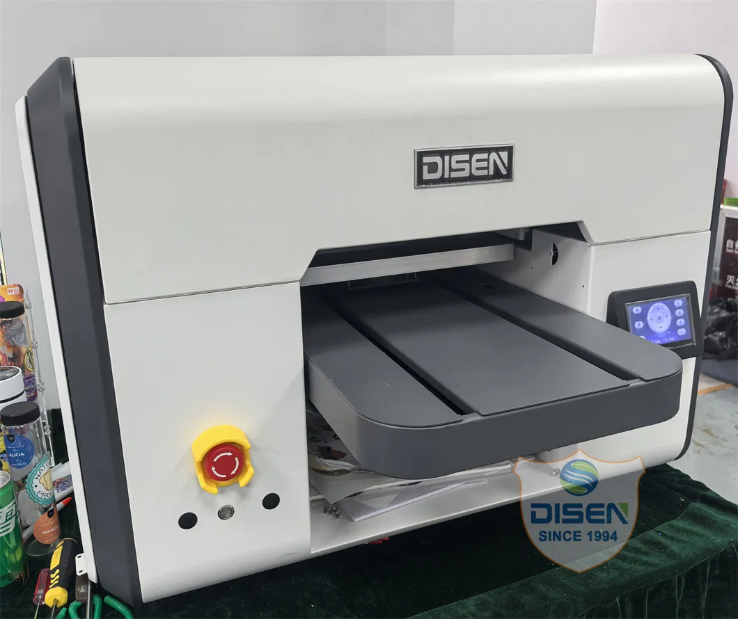 Многофункциональный A3 УФ-принтер с плоской поверхностью для печати на плоских бутылках 4