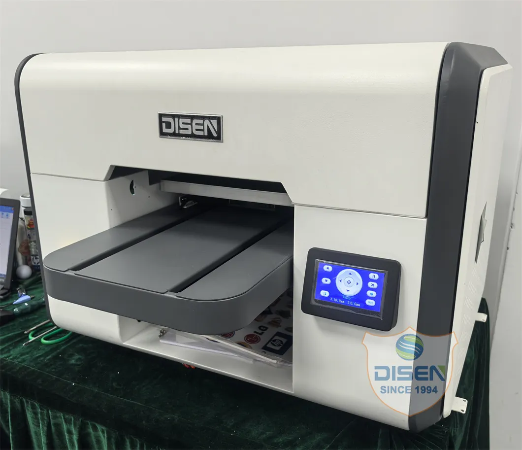Многофункциональный A3 УФ-принтер с плоской поверхностью для печати на плоских бутылках 3