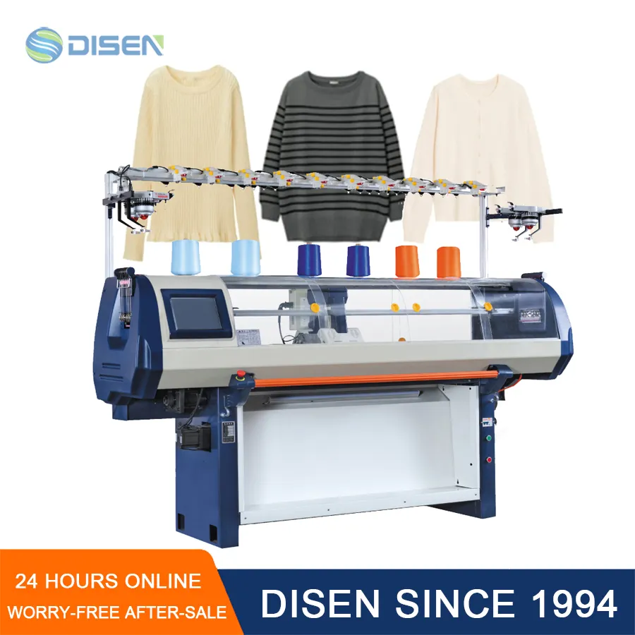 Автоматическая компьютеризированная плоская вязальная машина DS-1-52