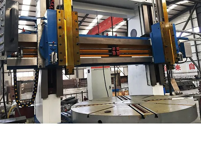 Двухколонный высококачественный ЧПУ двойной башенный вертикальный токарный станок 2