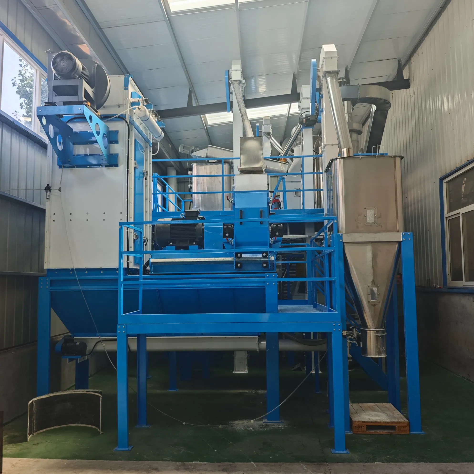 Двухроторная молотковая машина для измельчения кукурузы для промышленного производства муки