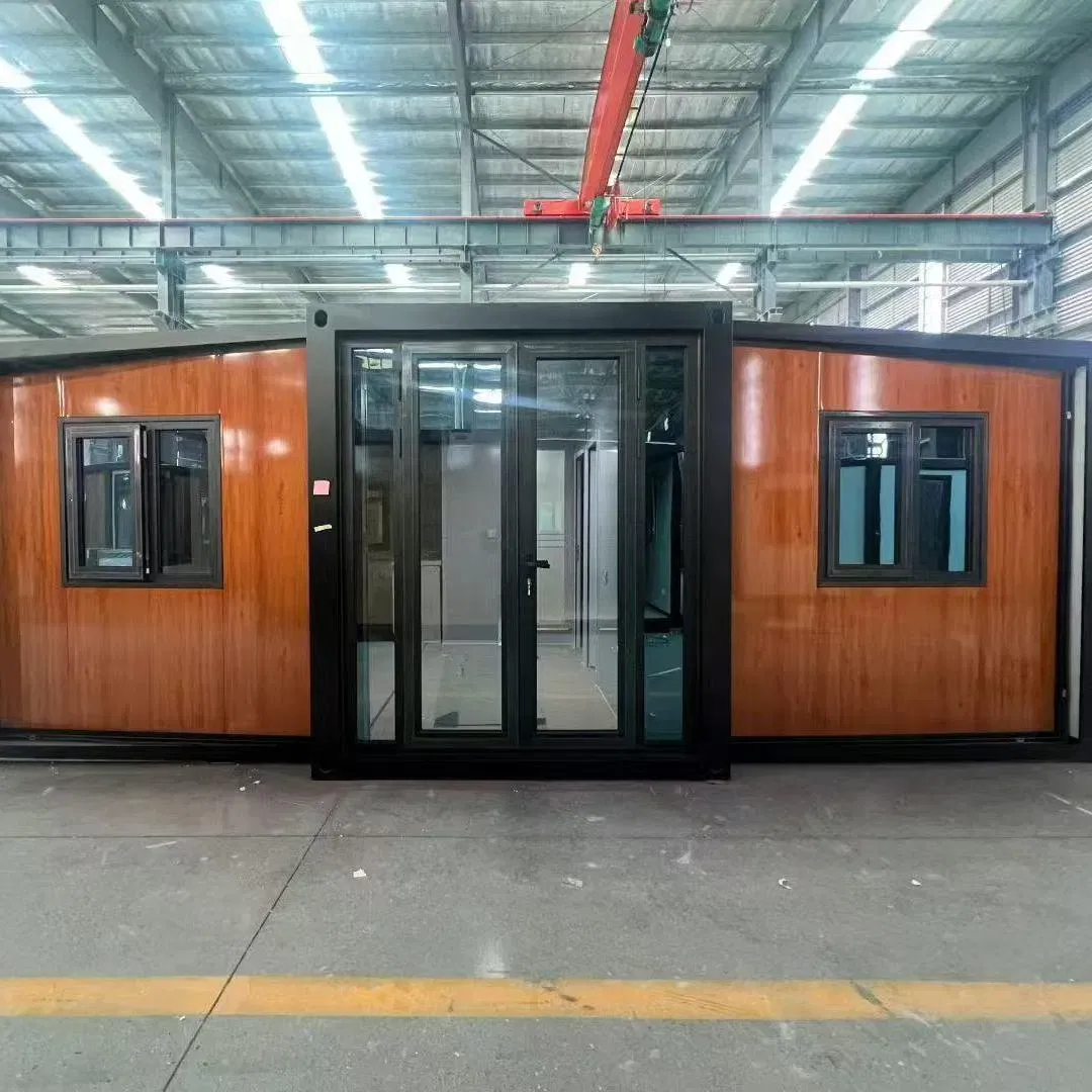 Двойной крылатый расширяемый контейнерный дом 20/40FT 2