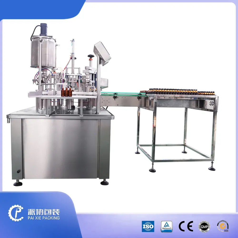 Автоматическая машина для заполнения жидкостей с PLC-контролем 6