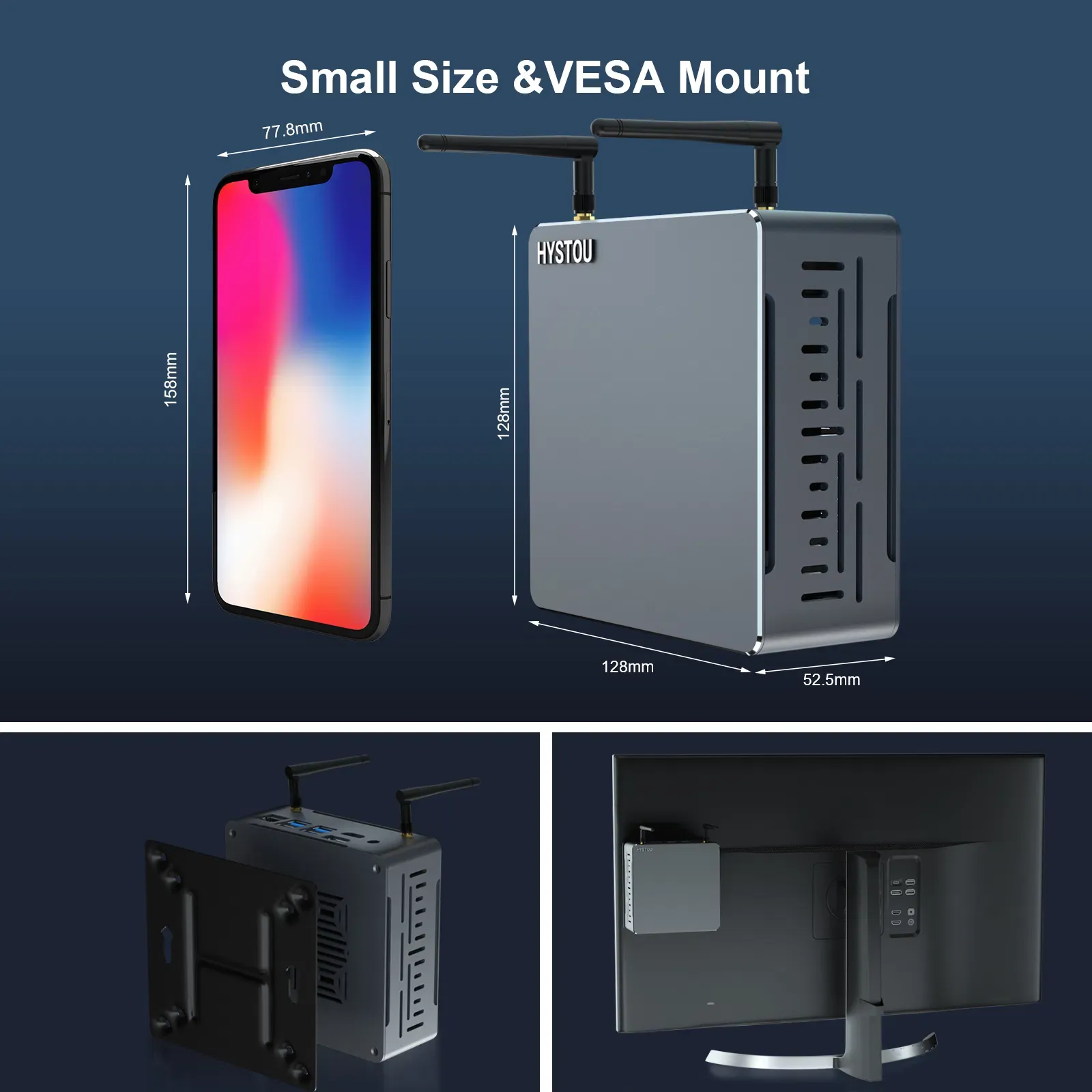 Мини-ПК HYSTOU M6 с процессором AMD Ryzen 5 и 32 ГБ ОЗУ 6