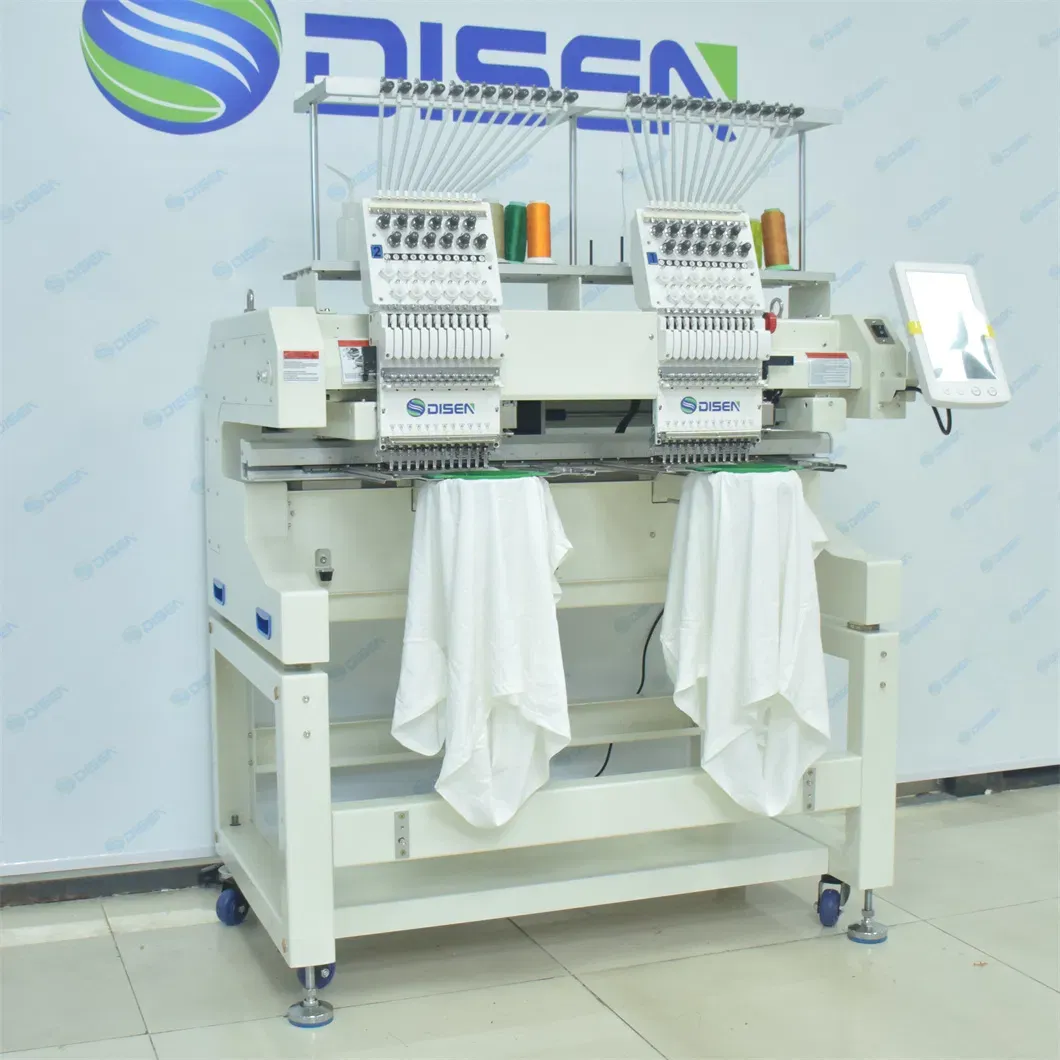 Двухголовочная коммерческая вышивальная машина для профессионального использования 2