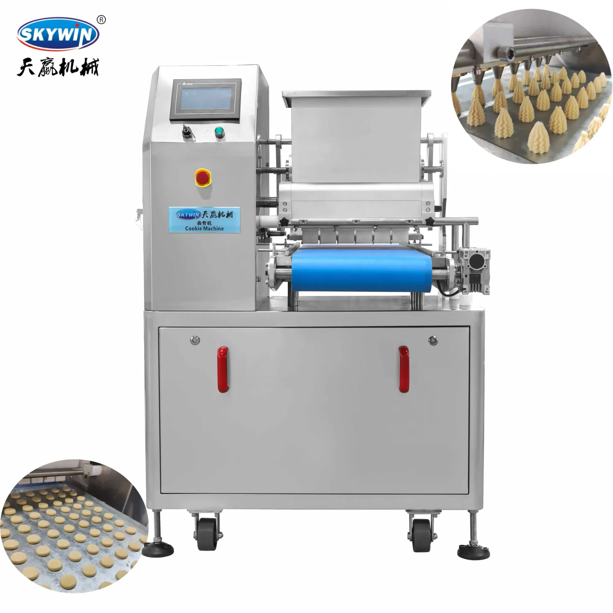 Полуавтоматическая машина для производства печенья из нержавеющей стали 304 3