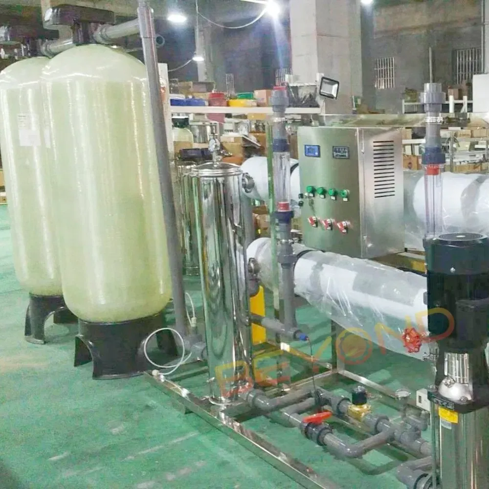 Эффективная 2 тонная машина для очистки минеральной воды для производства питьевой воды и водоподготовки 2